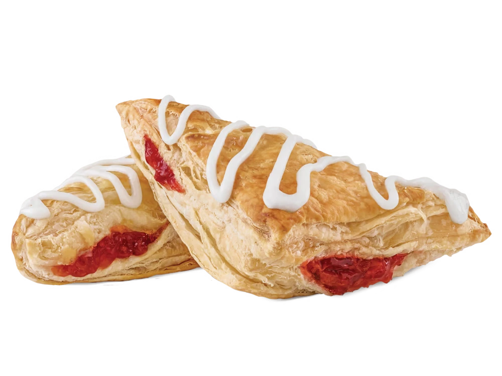 Arby's Cherry Turnover with flaky pastry and sweet cherry filling.