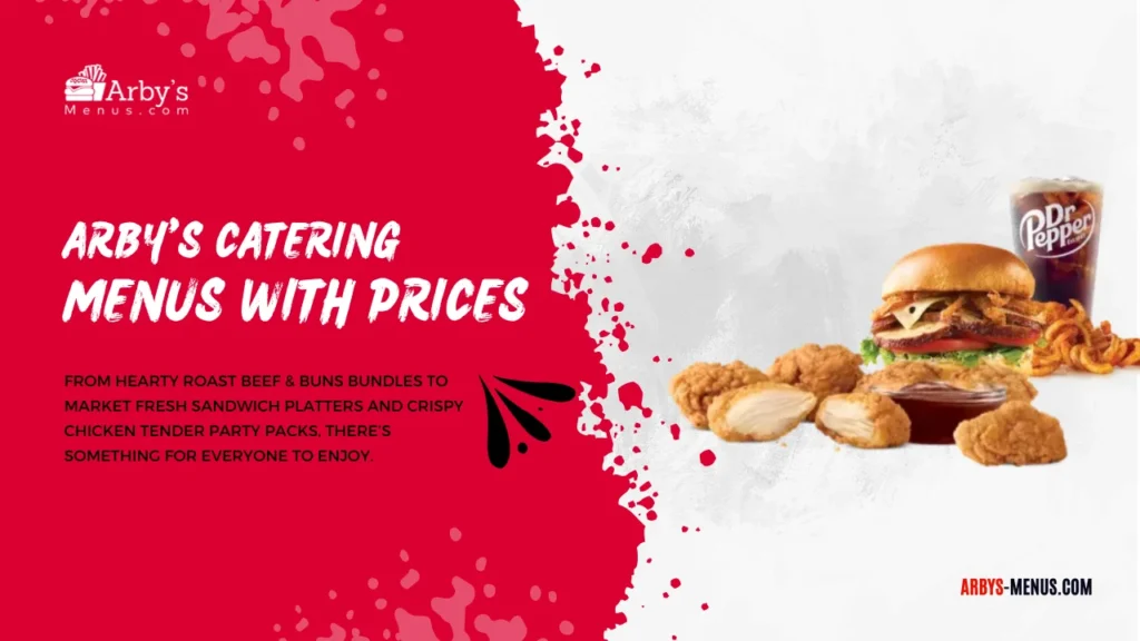 Arby's Catering Menu prices